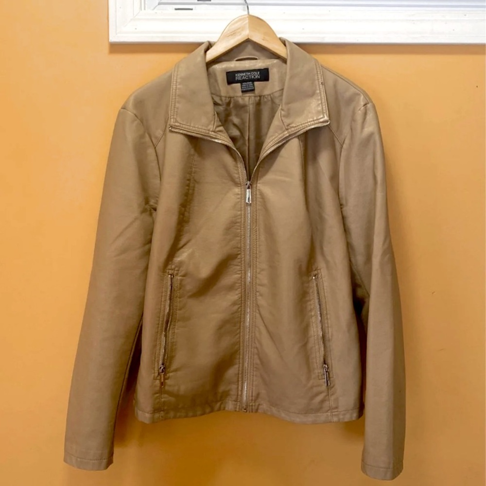Kenneth Cole Reaction Faux Leather Jacket